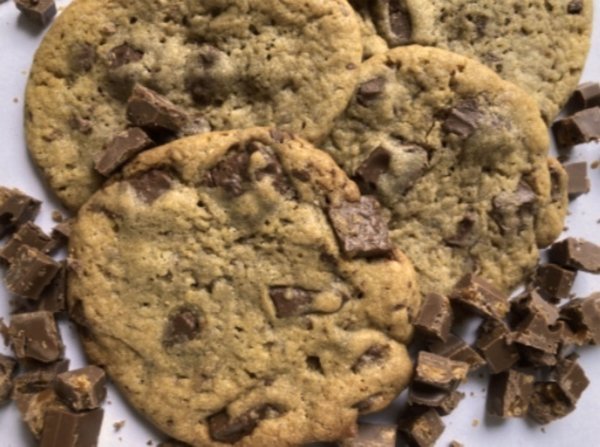 Polkasuklaa-cookies (10 kpl)